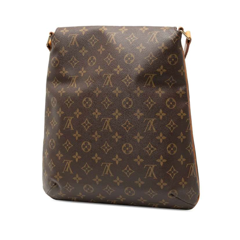 Louis Vuitton Monogram Musette Salsa GM Brown Good condition - Back View