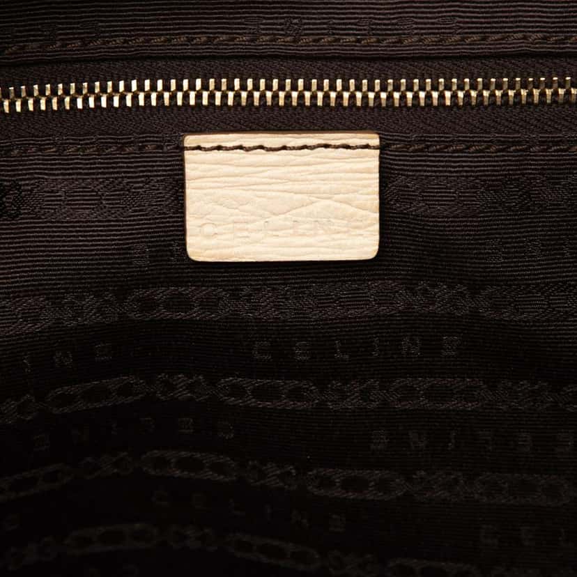 Celine Canvas Boogie Tassel Tote Brown Canvas Good condition - Box View