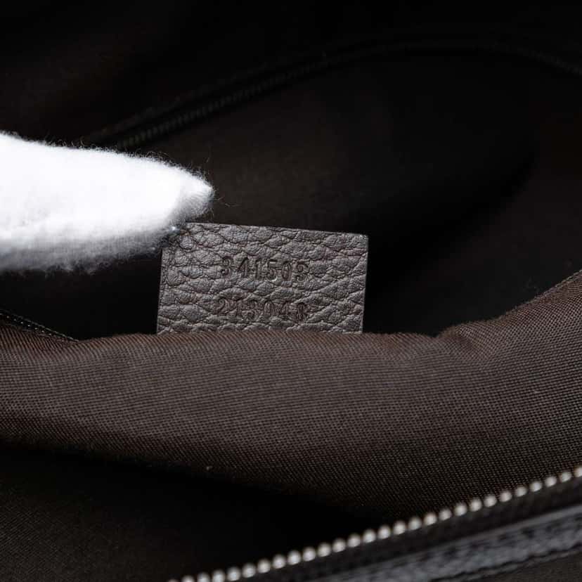 Gucci GG Canvas Charm Dome Satchel Brown Canvas Good condition - Box View