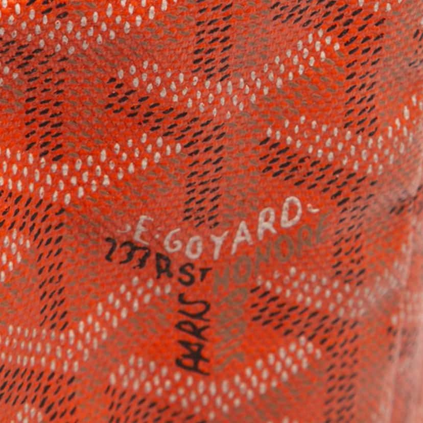 Goyard Goyardine Saint Louis PM Orange Canvas Good condition - Box View