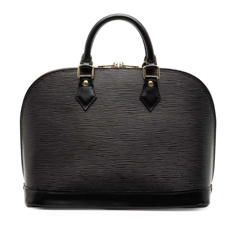 Louis Vuitton Epi Alma PM Black Leather Good condition - Front View