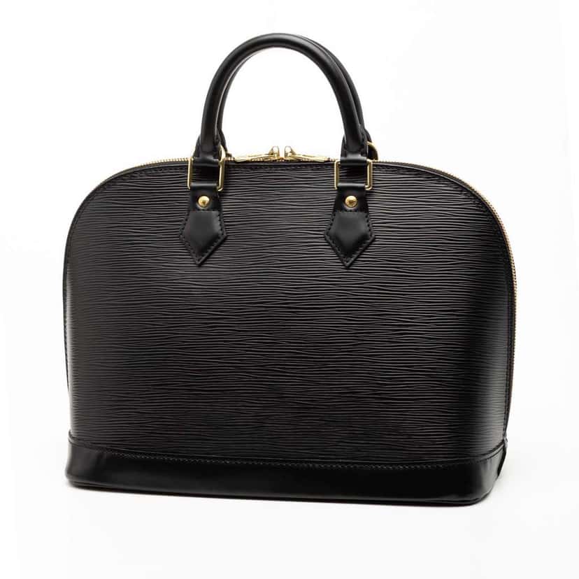 Louis Vuitton Epi Alma PM Black Leather Good condition - Back View