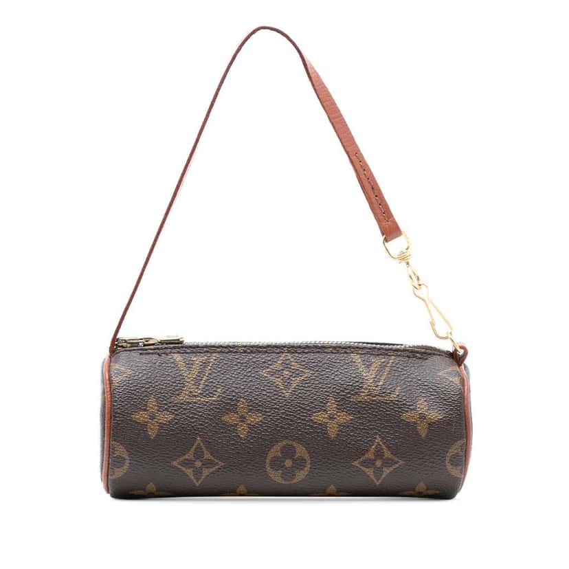 Louis Vuitton Monogram Papillon Pochette Brown Good condition - Front View
