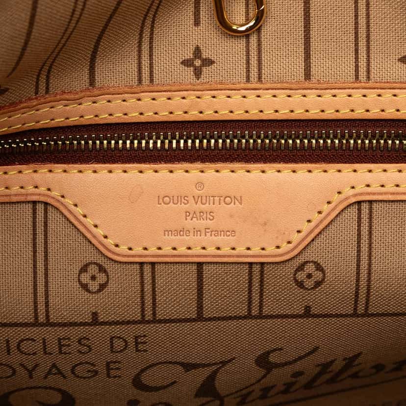 Louis Vuitton Monogram Neverfull MM Brown Good condition - Box View