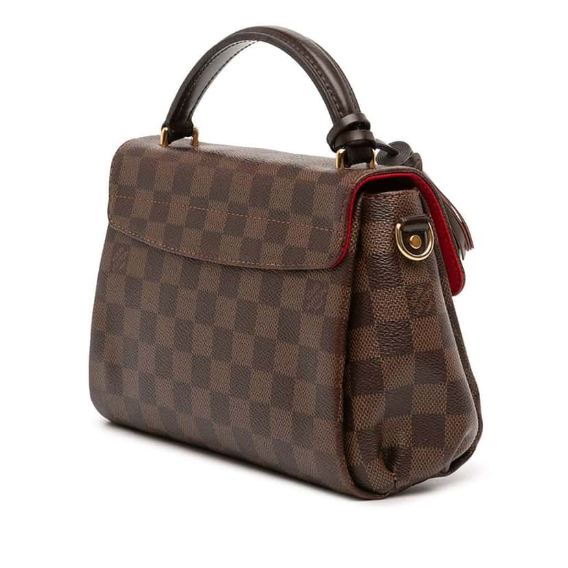 Louis Vuitton Damier Ebene Croisette Brown Good condition - Back View
