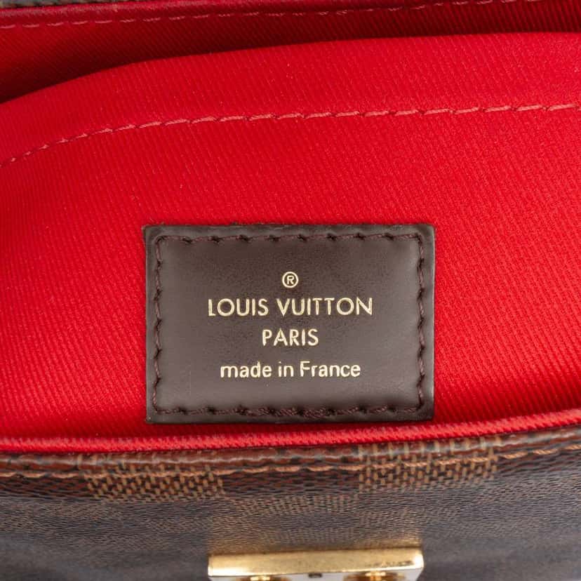 Louis Vuitton Damier Ebene Croisette Brown Good condition - Box View