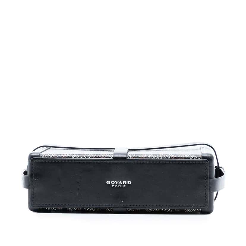 Goyard Goyardine Minaudiere Trunk Bag Black Canvas Good condition - Inside View