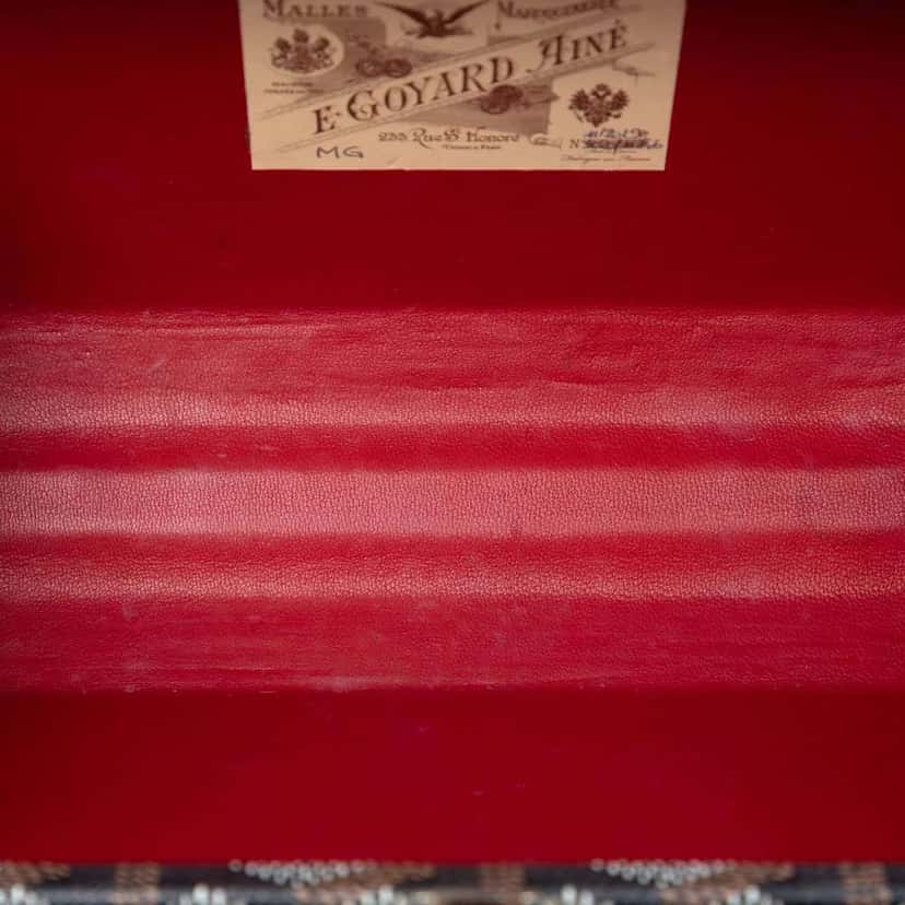 Goyard Goyardine Minaudiere Trunk Bag Black Canvas Good condition - Model View