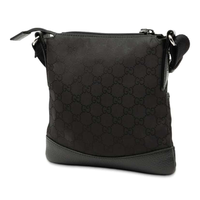 Gucci GG Nylon Crossbody Black Good condition - Back View