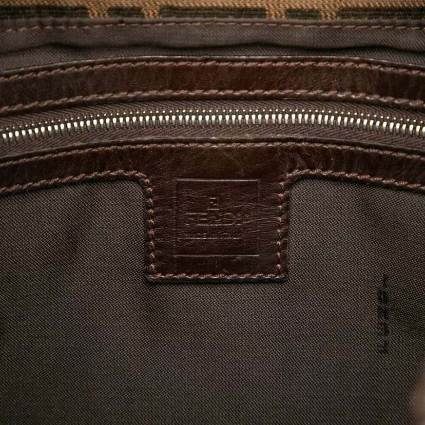 Fendi Zucca Canvas Shoulder Bag Brown Canvas Good condition - Box View