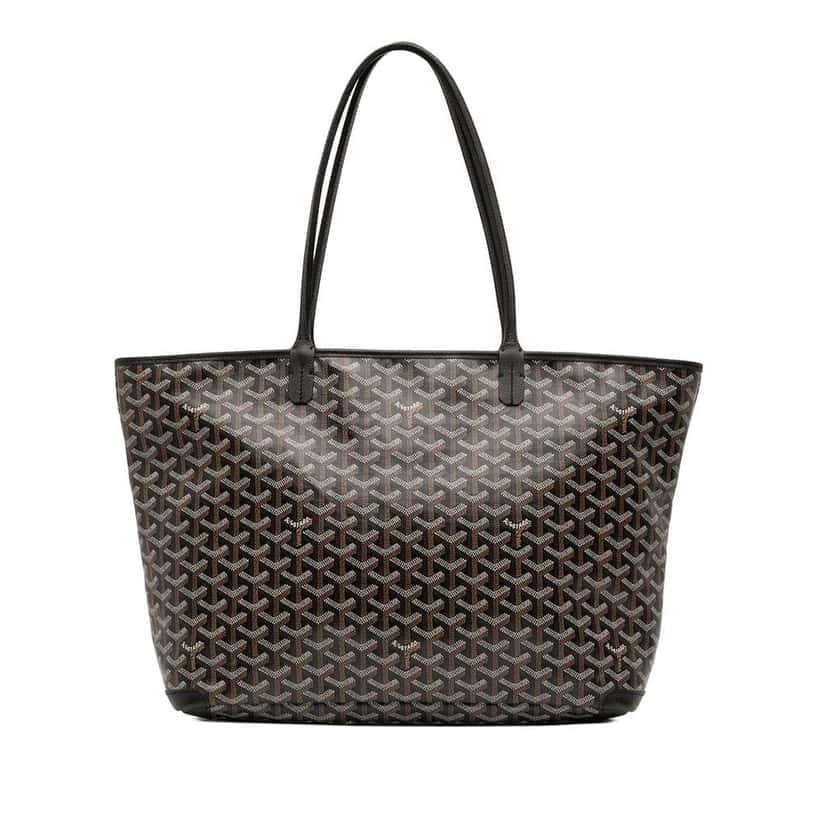 Goyard Goyardine Artois PM Black Canvas Good condition - Front View