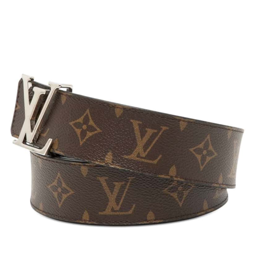 Louis Vuitton Monogram LV Initiales Reversible Belt Brown Good condition - Back View
