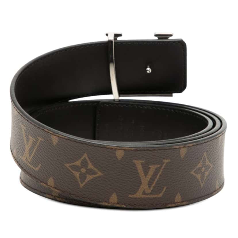 Louis Vuitton Monogram LV Initiales Reversible Belt Brown Good condition - Inside View