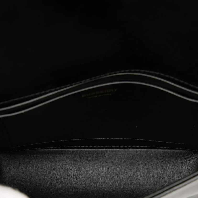 Burberry Small Leather Grace Crossbody Black Leather Very good condition - Model View