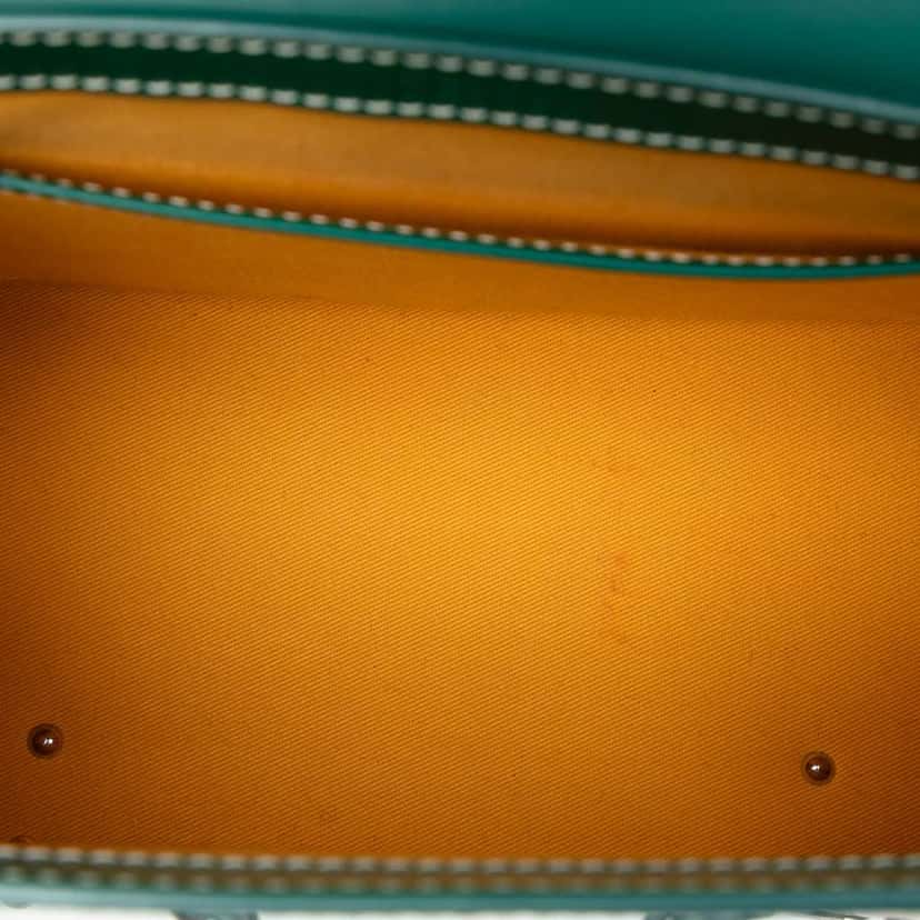 Goyard Goyardine Saigon Structured PM Green Canvas Good condition - Model View