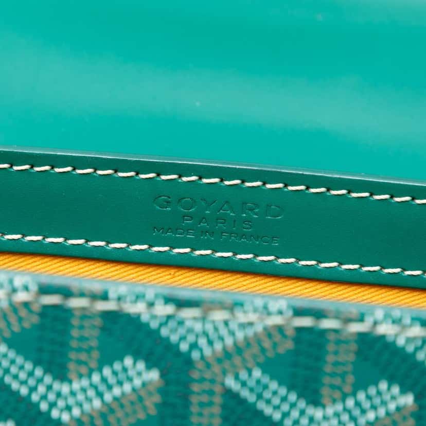 Goyard Goyardine Saigon Structured PM Green Canvas Good condition - Box View