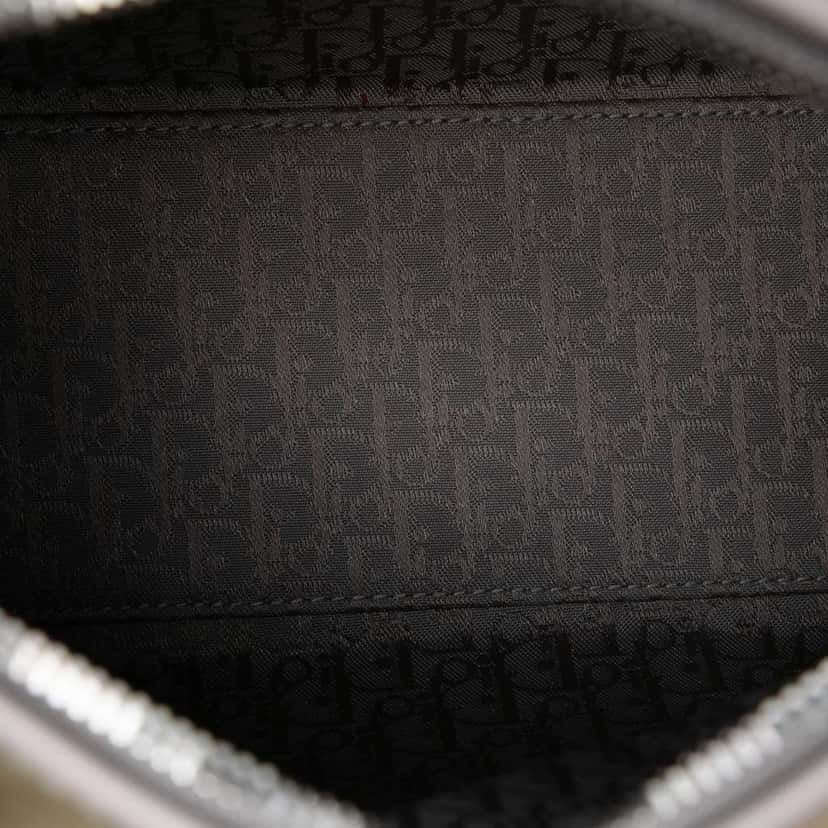 Dior Medium Patent Cannage Lady Dior Brown Leather Good condition - Model View