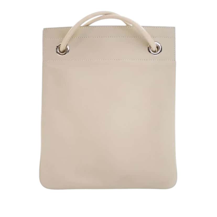Hermès Mini Milo Lambskin Aline Bag White Leather Good condition - Model View