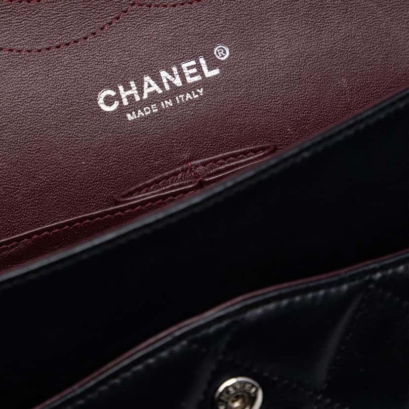 Chanel Jumbo Classic Lambskin Double Flap Black Leather Very good condition - Box View