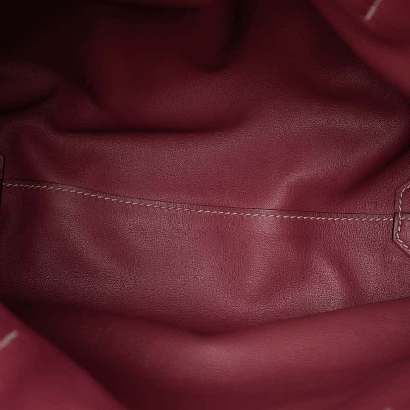 Hermès Swift and Veau Sikkim Double Sens 28 Red Leather Good condition - Model View