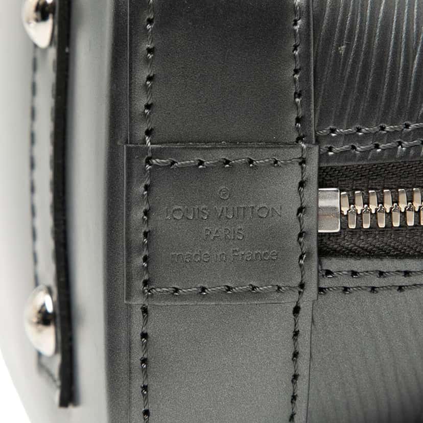 Louis Vuitton Epi Alma BB Black Leather Good condition - Box View