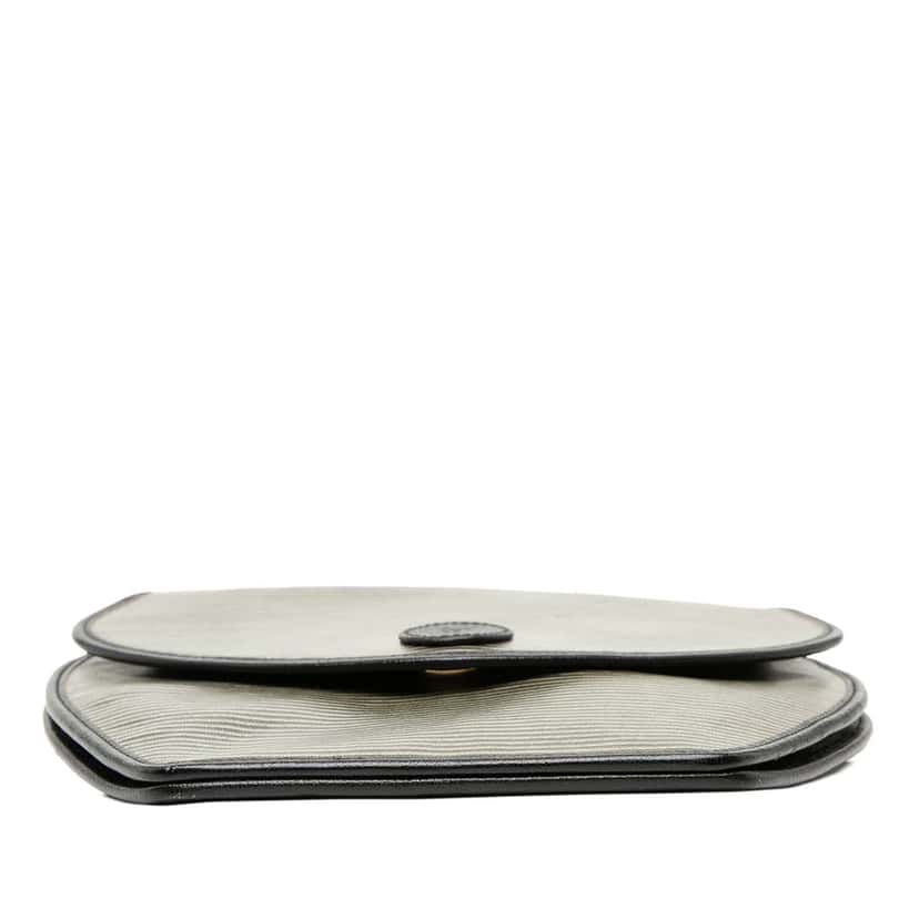 Saint Laurent Coated Canvas Crossbody Grey Canvas Good condition - Inside View