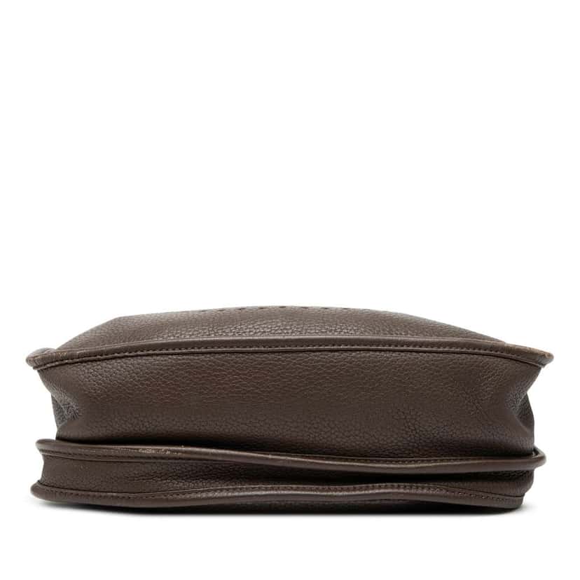 Hermès Clemence Evelyne III PM Brown Leather Good condition - Inside View