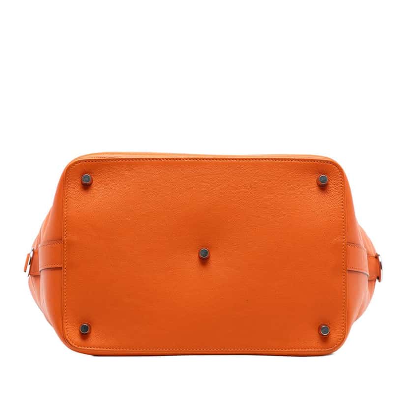 Hermès Swift Toolbox 26 Orange Leather Good condition - Inside View