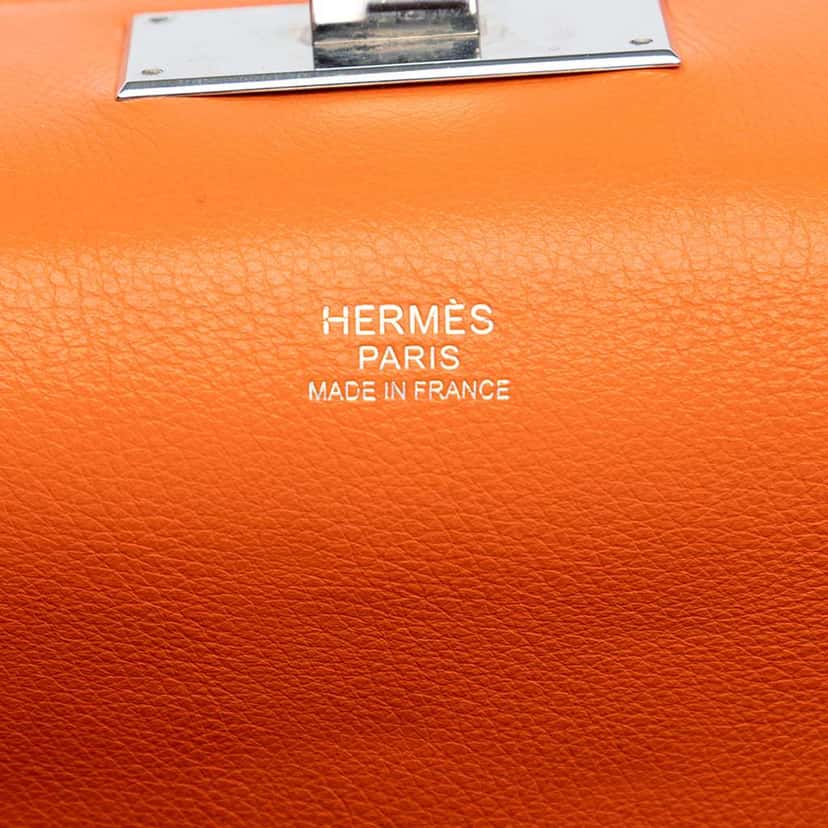 Hermès Swift Toolbox 26 Orange Leather Good condition - Box View