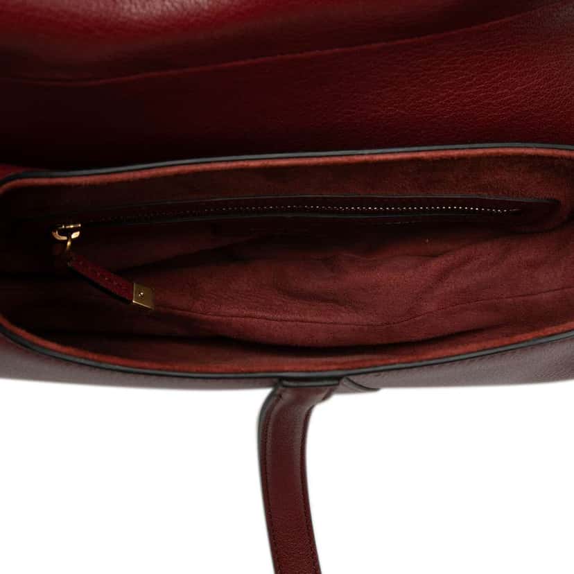 Dior Calfskin Saddle Bag Red Leather Very good condition - Model View