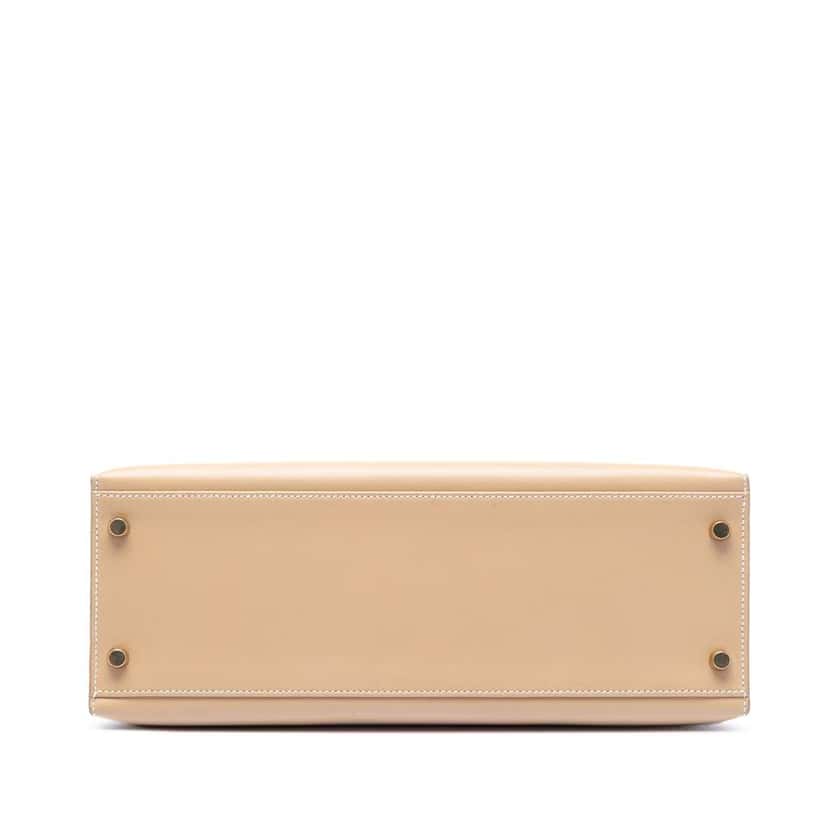 Hermès Box Calf Kelly Sellier 32 Brown Leather Very good condition - Inside View