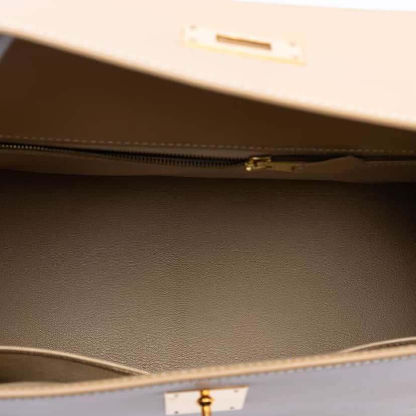 Hermès Box Calf Kelly Sellier 32 Brown Leather Very good condition - Model View