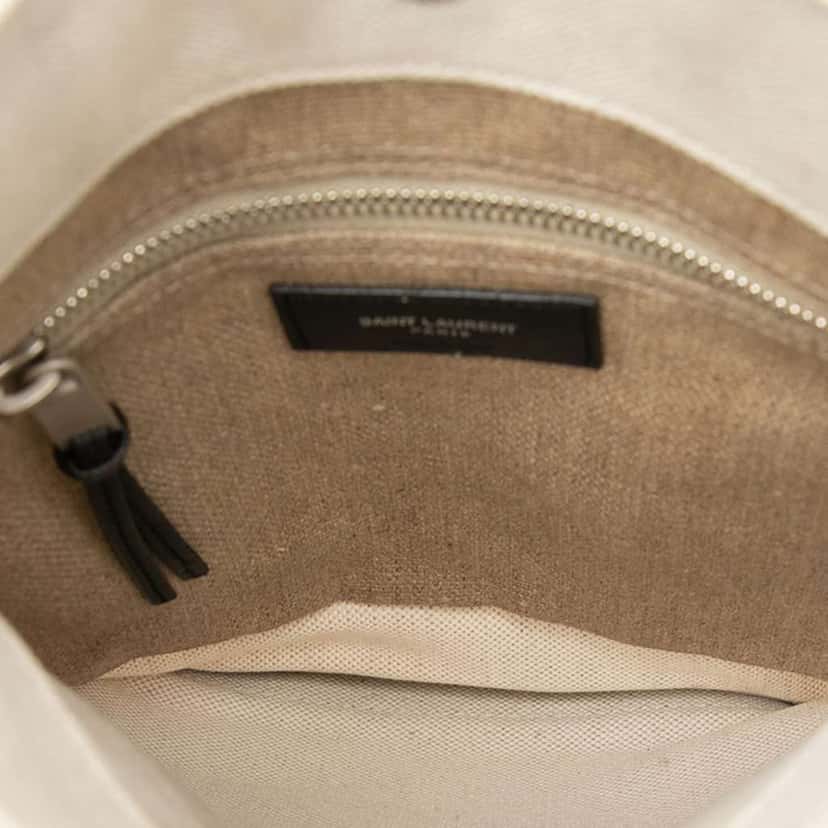 Saint Laurent Canvas Universite Flat Convertible Crossbody Brown Canvas Very good condition - Model View