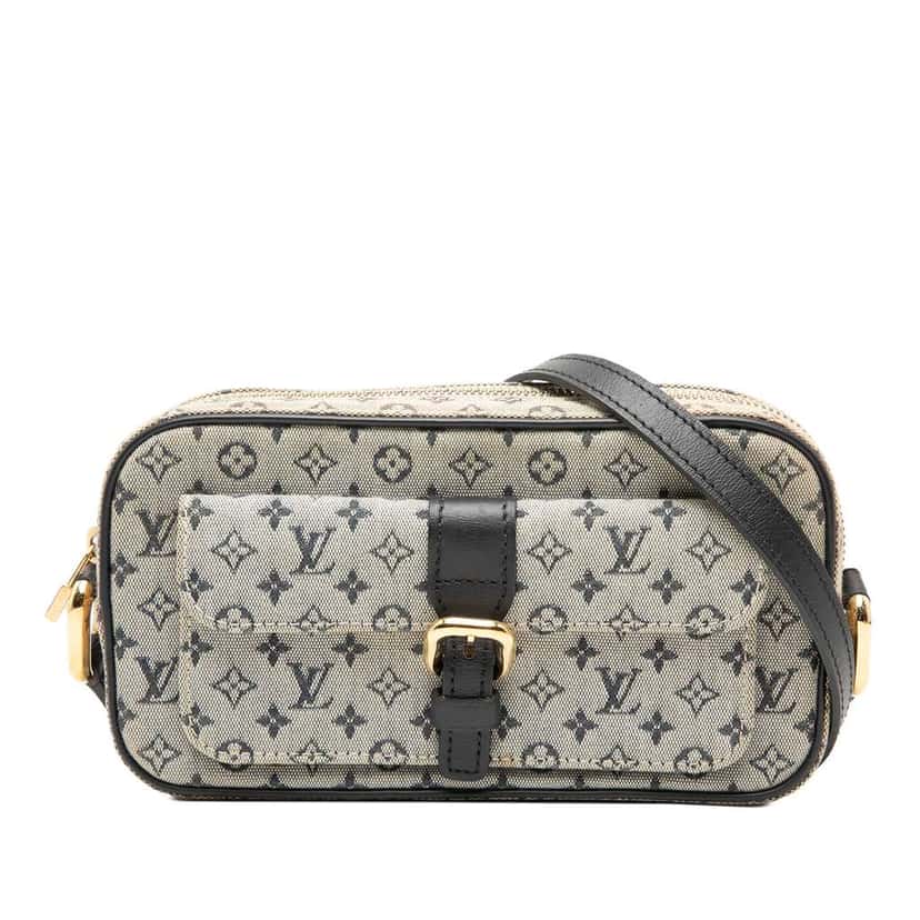 Louis Vuitton Monogram Mini Lin Juliette MM Grey Canvas Very good condition - Front View