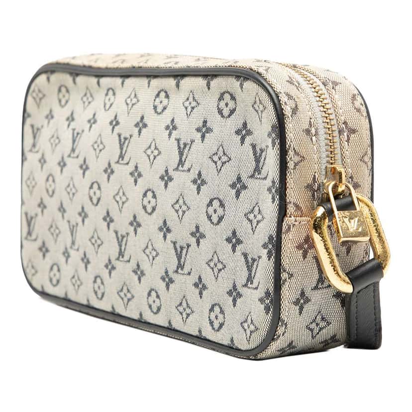 Louis Vuitton Monogram Mini Lin Juliette MM Grey Canvas Very good condition - Back View