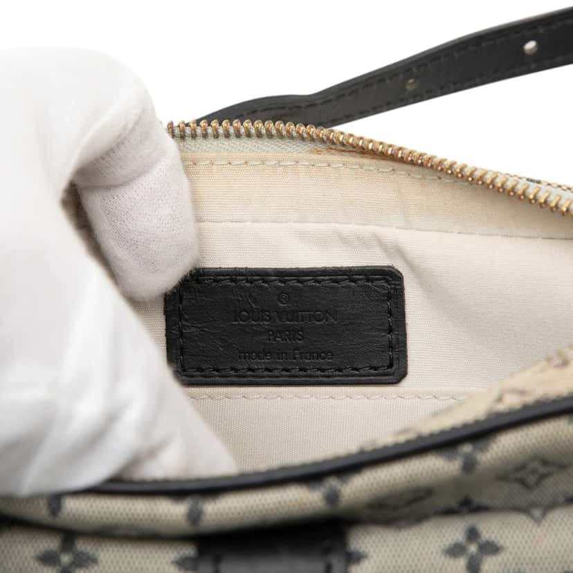 Louis Vuitton Monogram Mini Lin Juliette MM Grey Canvas Very good condition - Box View
