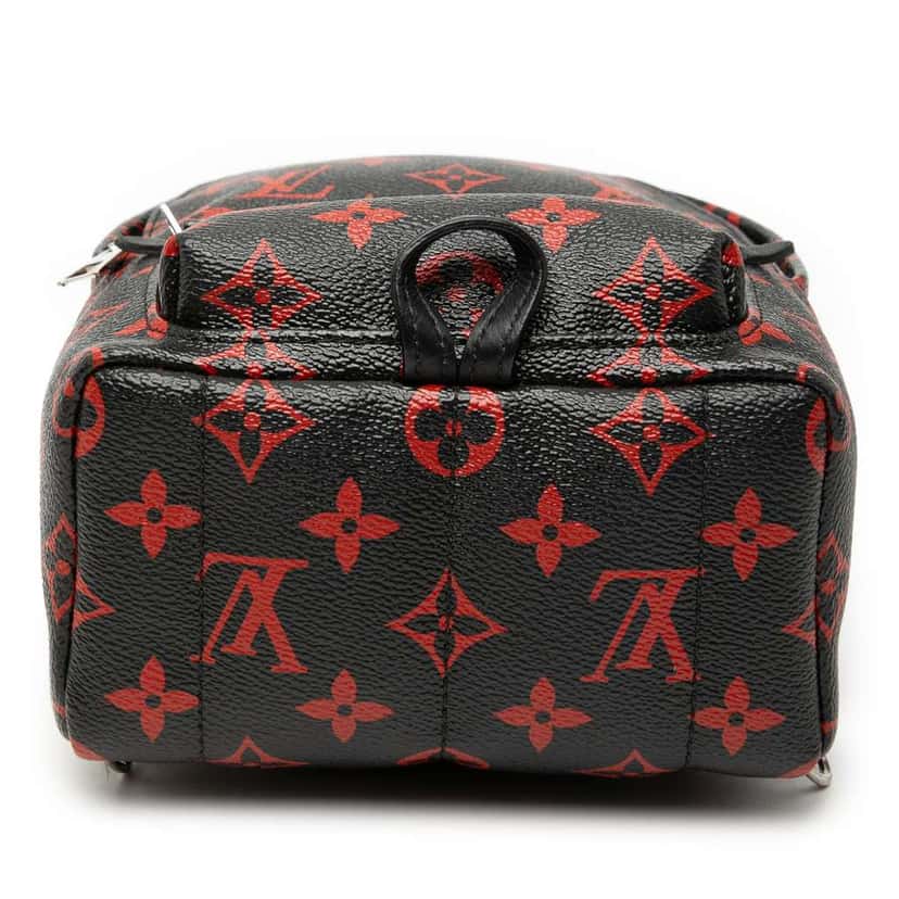 Louis Vuitton Limited Edition Monogram Infrarouge Mini Palm Springs Black Very good condition - Inside View