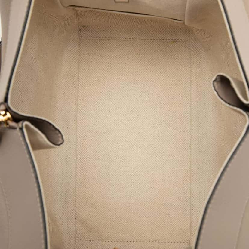 Loewe Small Grained Calfskin Hammock Bag Brown Leather Very good condition - Model View