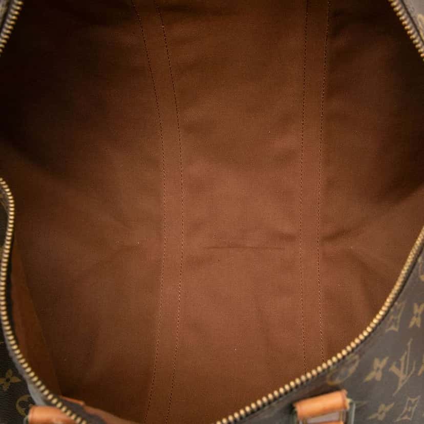Louis Vuitton Monogram Keepall 50 Brown Good condition - Model View