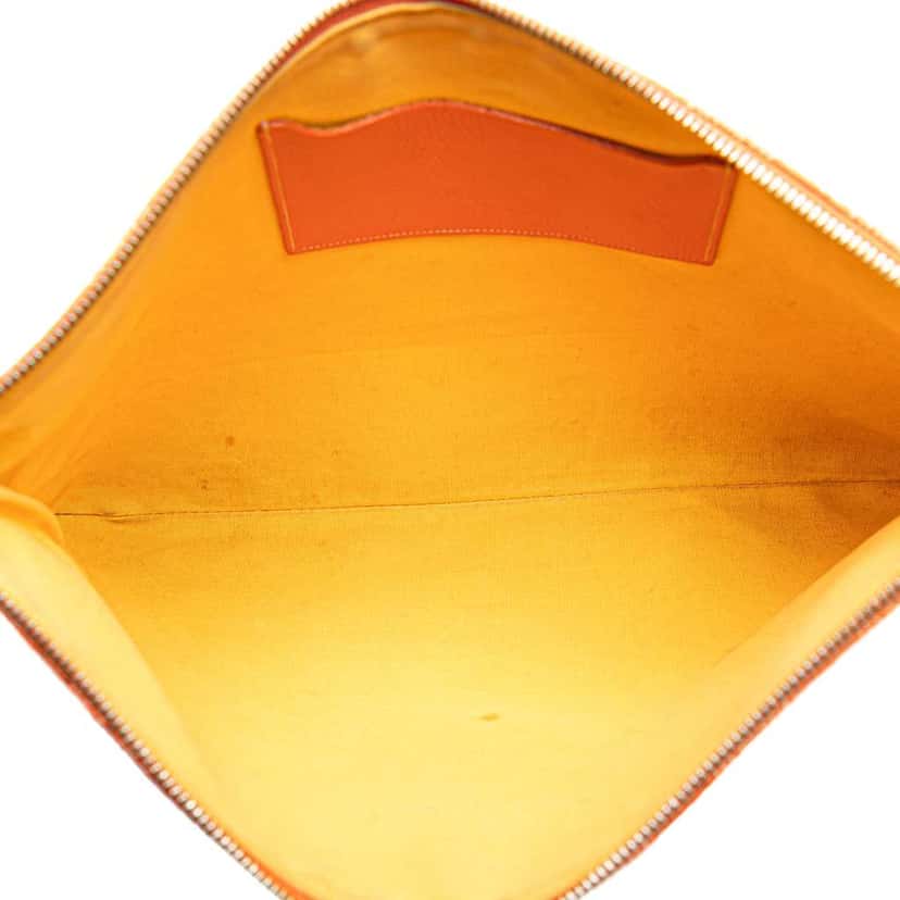 Goyard Goyardine Senat MM Orange Canvas Very good condition - Box View