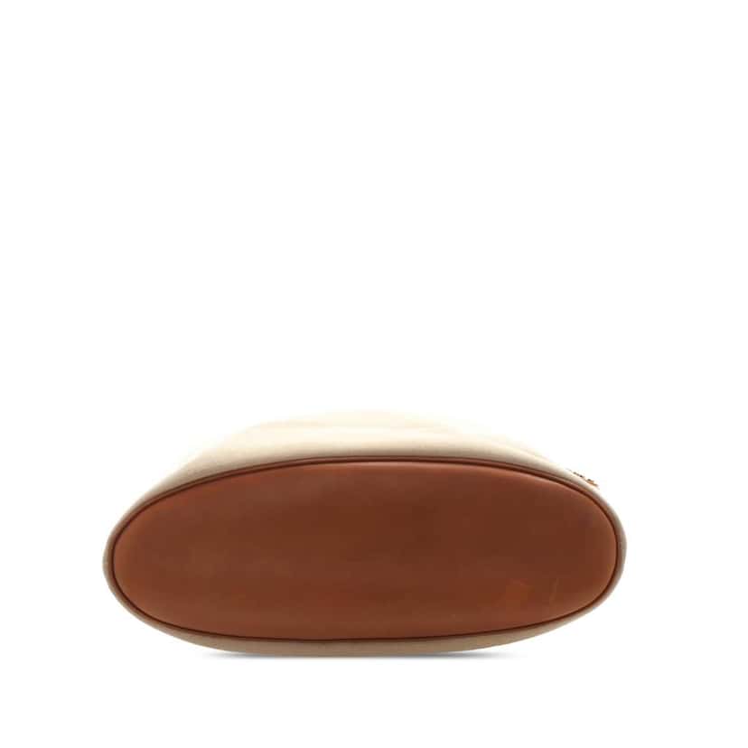 Saint Laurent Large Canvas Shopping Tote Brown Canvas Very good condition - Model View