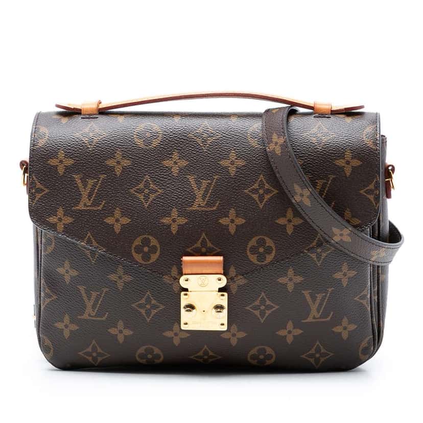 Louis Vuitton Monogram Pochette Metis Brown Very good condition - Front View