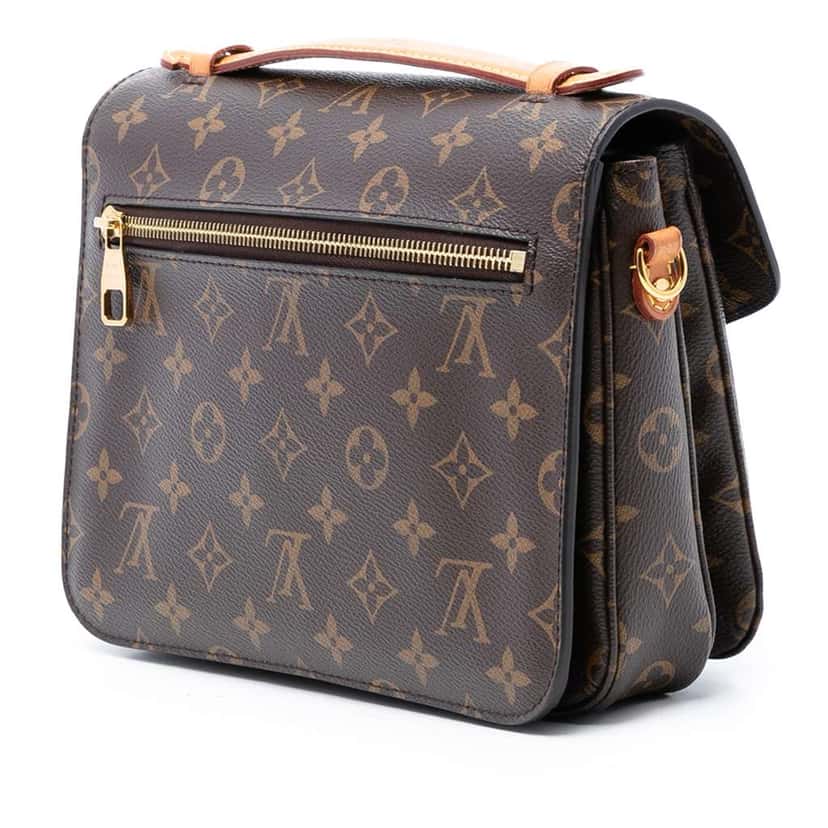 Louis Vuitton Monogram Pochette Metis Brown Very good condition - Back View