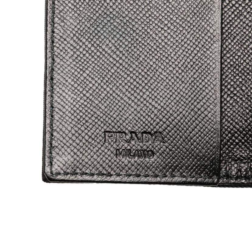 Prada Tessuto Key Holder Black Very good condition - Box View