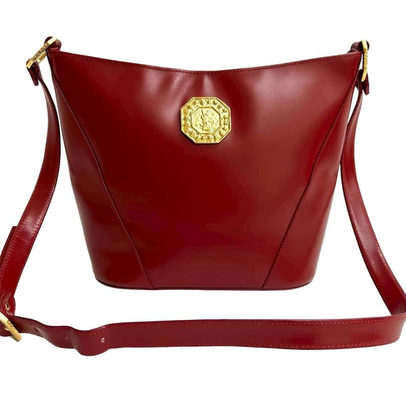 Saint Laurent Leather Crossbody Red Leather Very good condition - Front View