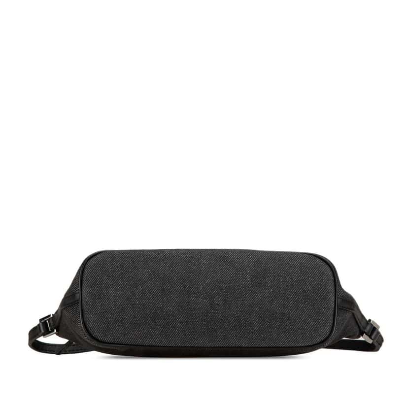 Gucci Denim Boat Shoulder Bag Black Denim Good condition - Inside View