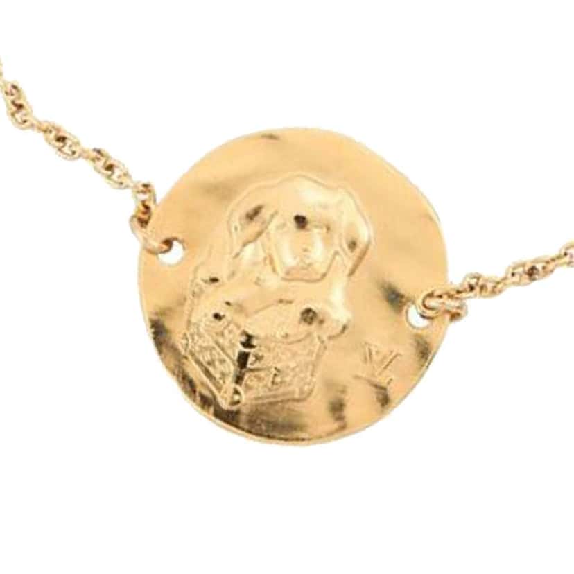 Louis Vuitton Gold Plated In The Sky Zodiac Bracelet Gold Metal Very good condition - Box View