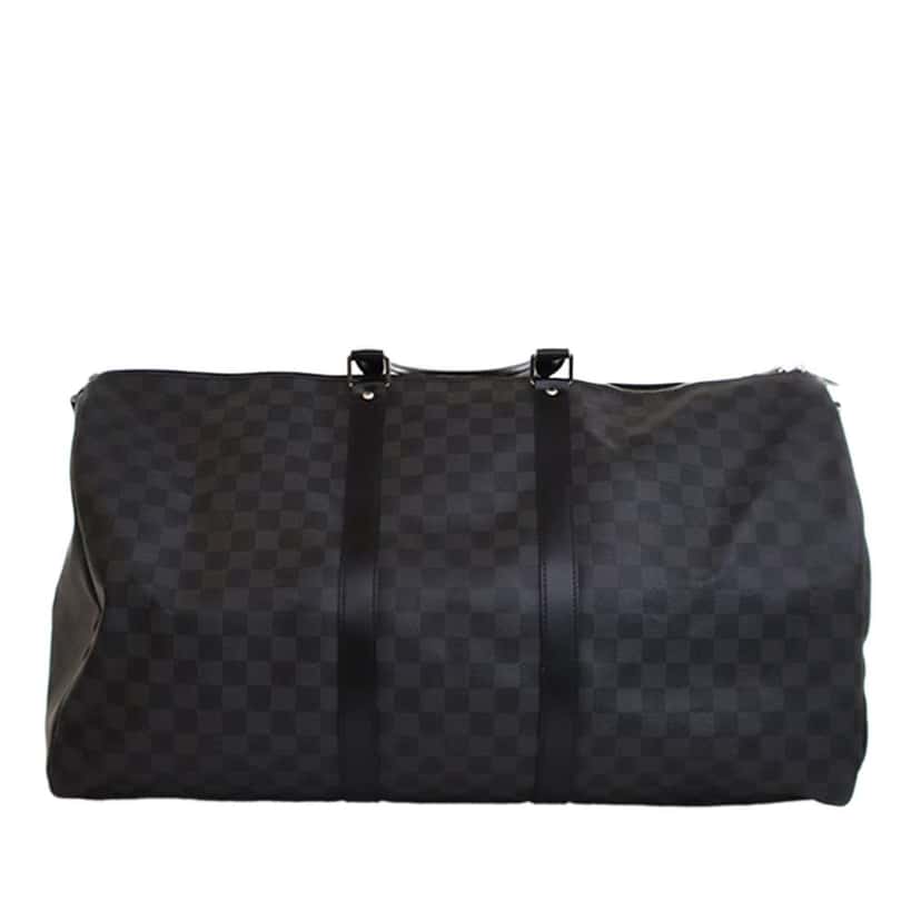 Louis Vuitton Damier Graphite Keepall Bandouliere 55 Black Very good condition - Model View
