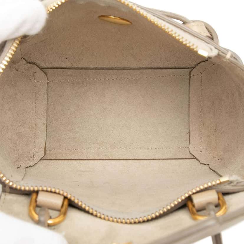 Celine Pico Grained Calfskin Belt Bag Brown Leather Good condition - Model View