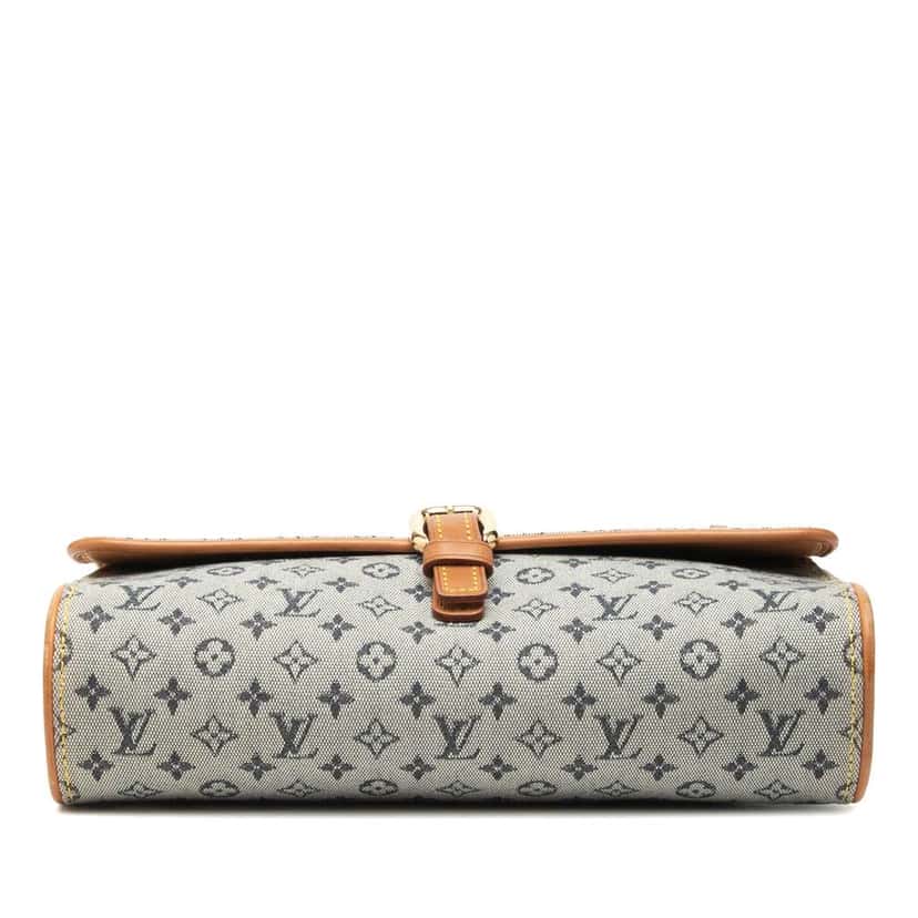Louis Vuitton Monogram Mini Lin Camille Grey Cotton Good condition - Inside View